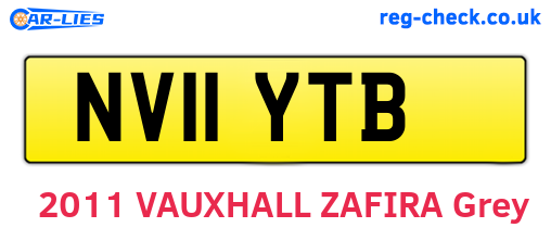 NV11YTB are the vehicle registration plates.