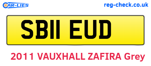SB11EUD are the vehicle registration plates.