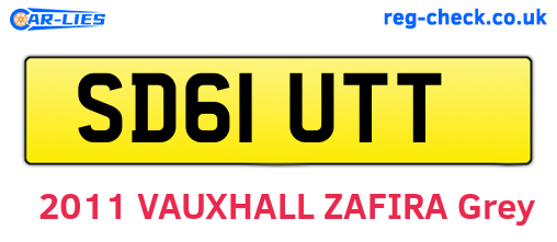 SD61UTT are the vehicle registration plates.