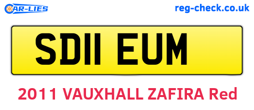 SD11EUM are the vehicle registration plates.