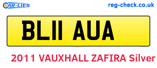 BL11AUA are the vehicle registration plates.