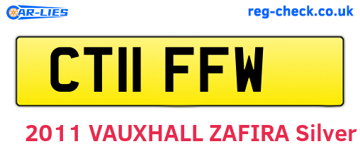 CT11FFW are the vehicle registration plates.