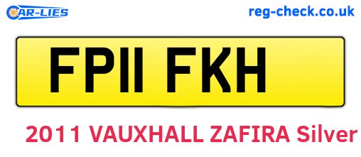 FP11FKH are the vehicle registration plates.