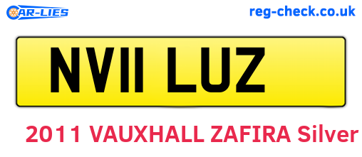 NV11LUZ are the vehicle registration plates.