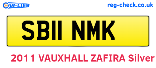 SB11NMK are the vehicle registration plates.
