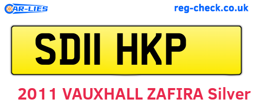 SD11HKP are the vehicle registration plates.