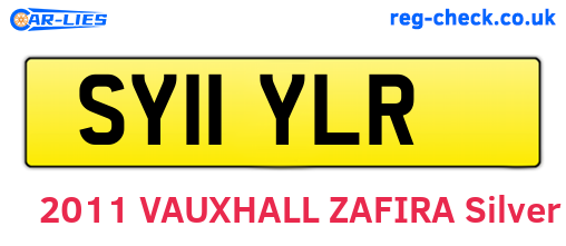 SY11YLR are the vehicle registration plates.