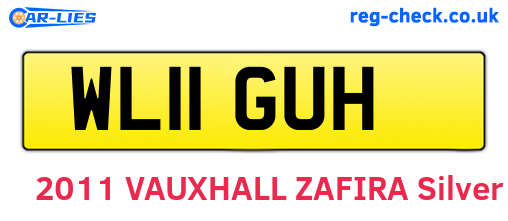 WL11GUH are the vehicle registration plates.