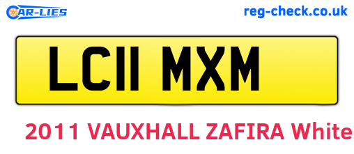 LC11MXM are the vehicle registration plates.