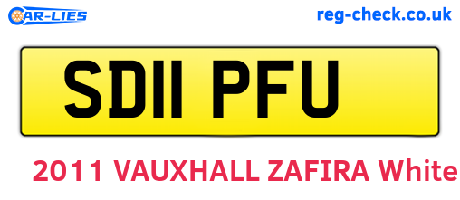SD11PFU are the vehicle registration plates.