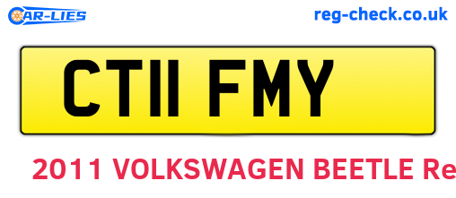 CT11FMY are the vehicle registration plates.