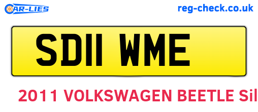 SD11WME are the vehicle registration plates.