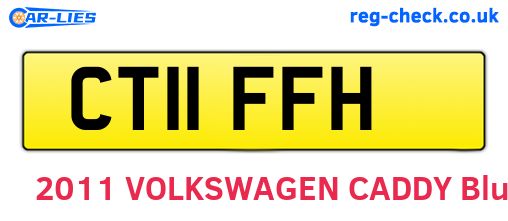 CT11FFH are the vehicle registration plates.