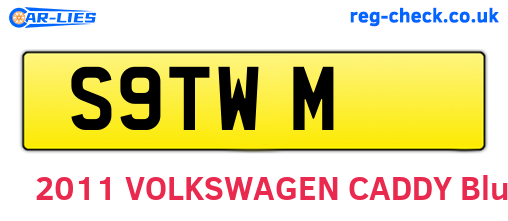S9TWM are the vehicle registration plates.