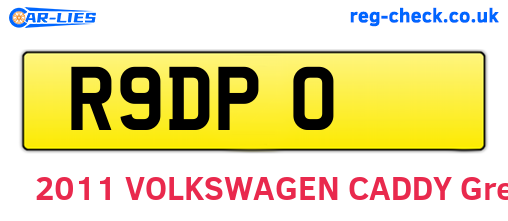 R9DPO are the vehicle registration plates.