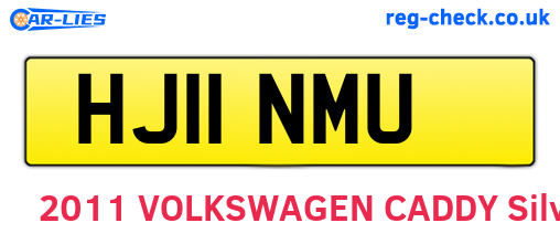 HJ11NMU are the vehicle registration plates.