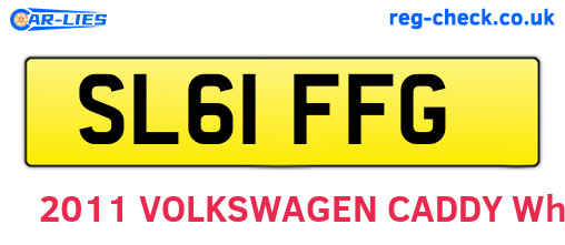 SL61FFG are the vehicle registration plates.