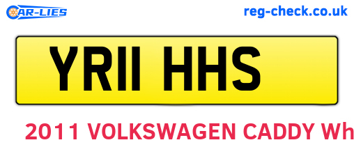 YR11HHS are the vehicle registration plates.