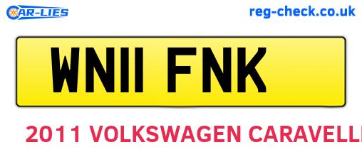 WN11FNK are the vehicle registration plates.