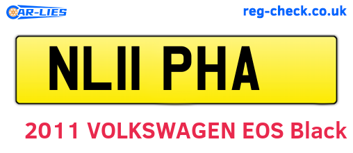 NL11PHA are the vehicle registration plates.