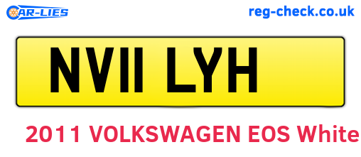 NV11LYH are the vehicle registration plates.