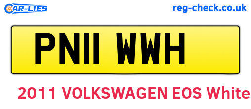 PN11WWH are the vehicle registration plates.