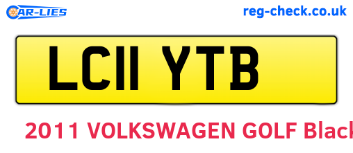LC11YTB are the vehicle registration plates.