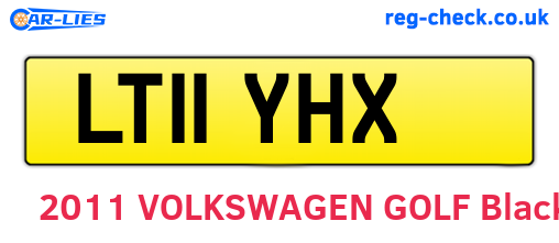 LT11YHX are the vehicle registration plates.