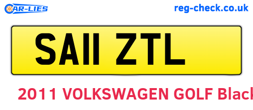 SA11ZTL are the vehicle registration plates.