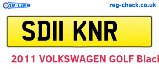 SD11KNR are the vehicle registration plates.