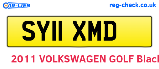 SY11XMD are the vehicle registration plates.