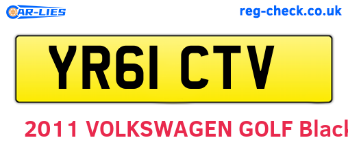 YR61CTV are the vehicle registration plates.