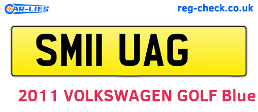 SM11UAG are the vehicle registration plates.