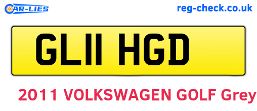 GL11HGD are the vehicle registration plates.