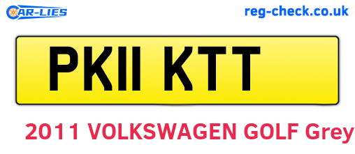 PK11KTT are the vehicle registration plates.