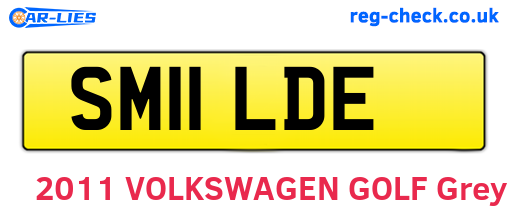 SM11LDE are the vehicle registration plates.