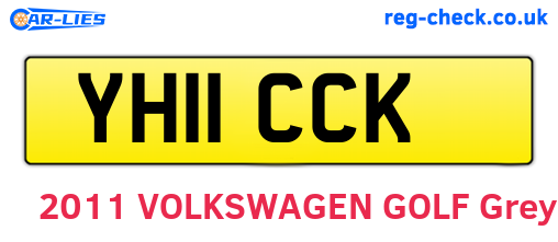 YH11CCK are the vehicle registration plates.