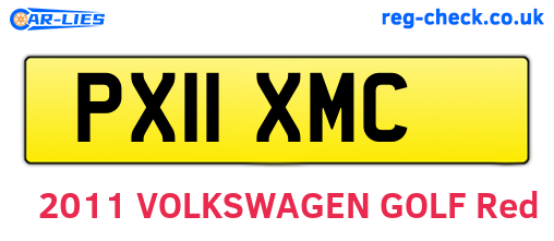 PX11XMC are the vehicle registration plates.