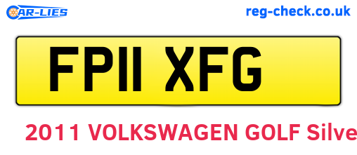 FP11XFG are the vehicle registration plates.