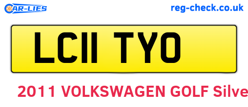 LC11TYO are the vehicle registration plates.