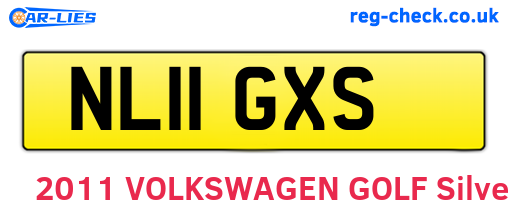 NL11GXS are the vehicle registration plates.