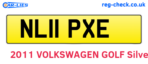 NL11PXE are the vehicle registration plates.