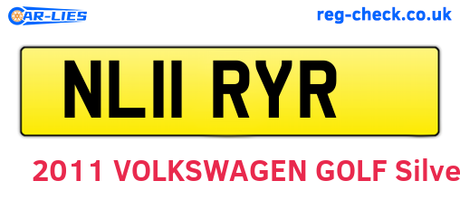 NL11RYR are the vehicle registration plates.