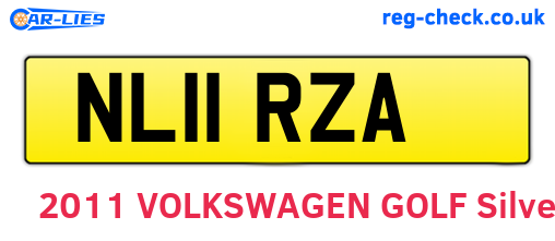 NL11RZA are the vehicle registration plates.