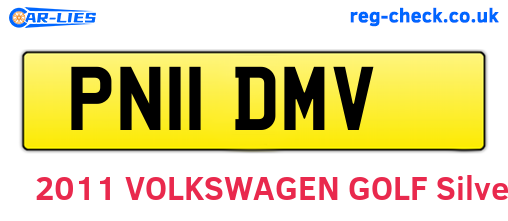 PN11DMV are the vehicle registration plates.