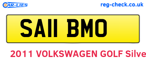 SA11BMO are the vehicle registration plates.