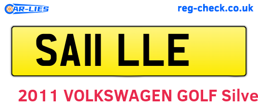 SA11LLE are the vehicle registration plates.