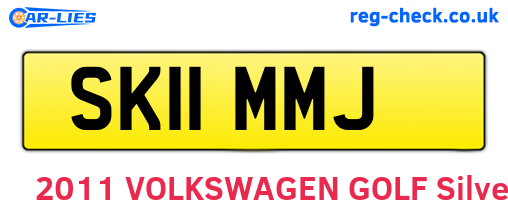 SK11MMJ are the vehicle registration plates.