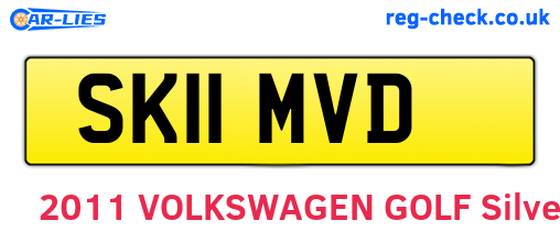 SK11MVD are the vehicle registration plates.
