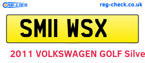 SM11WSX are the vehicle registration plates.